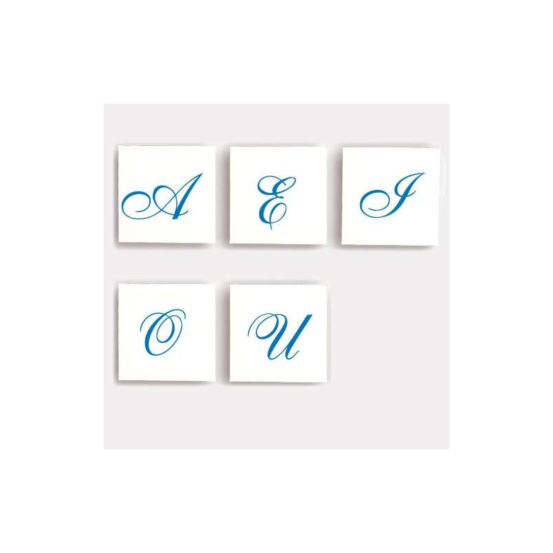 Letras Impresas Mayúsculas Cursivas 6001