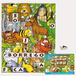 Revoltijo de Letras "Los Animales" 6028
