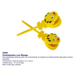 Castañuela con mango 3020
Apoyo a las actividades artisticas