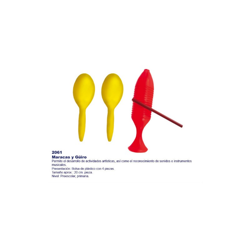 Maracas y guiro 2061
Apoyo a las actividades artisticas