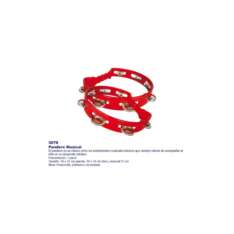Pandero Musical 3076
Apoyo a las actividades artisticas