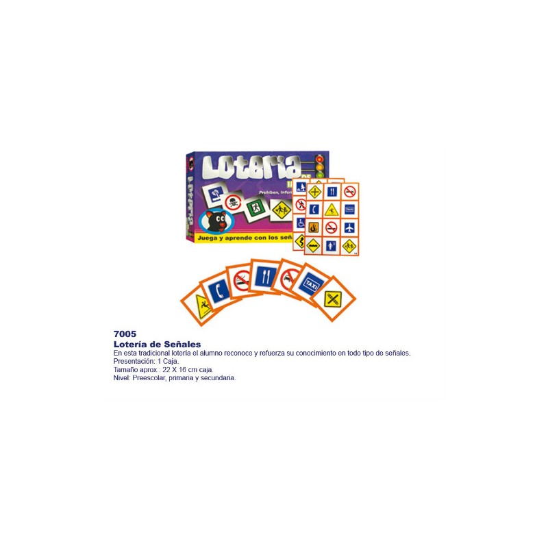 Loteria de Señales 7005
Aprendizaje de los Signos