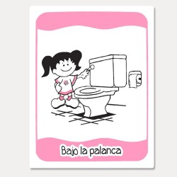 Señal Baja la Palanca Niña 6005