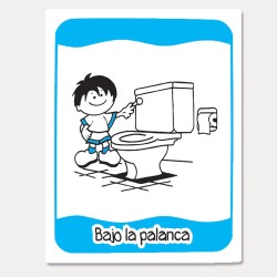 Señal Baja la Palanca Niño 6006