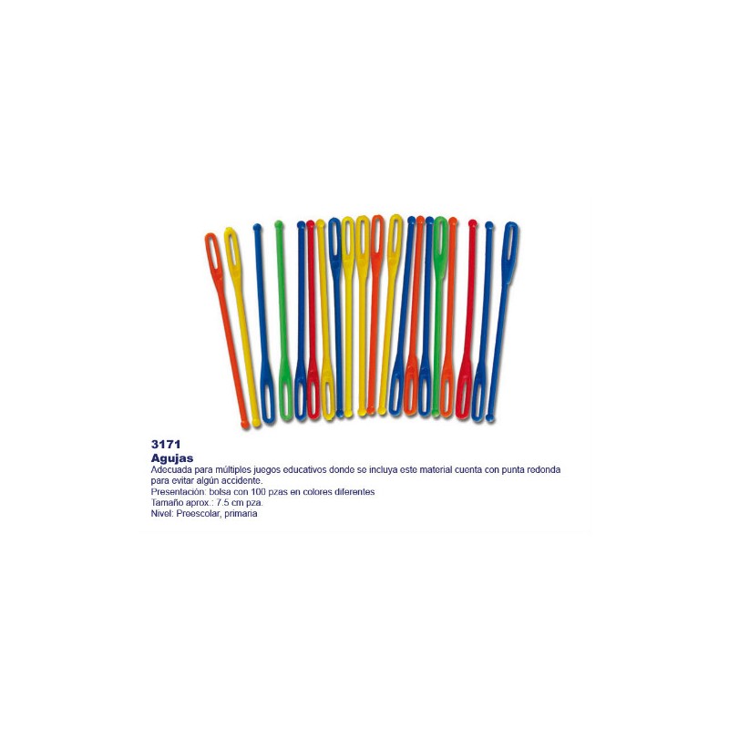Agujas 3171
Apoyo en motricidad fina