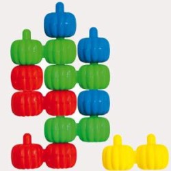 Calabacita tridimensional 36 pzas. 3325