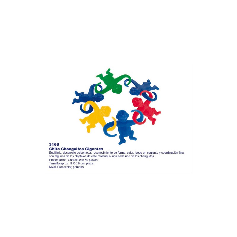 Chita- changuitos gigantes 3166
Apoyo en motricidad fina