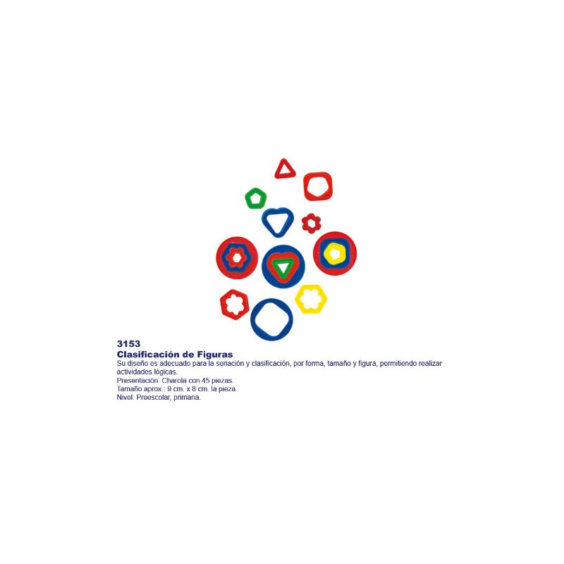 Clasificación de figuras 3153
Apoyo en motricidad fina