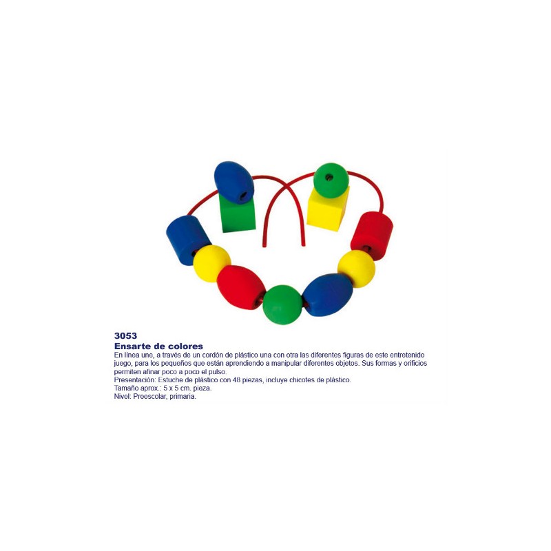 Ensarte de Colores 3053
Apoyo en motricidad fina