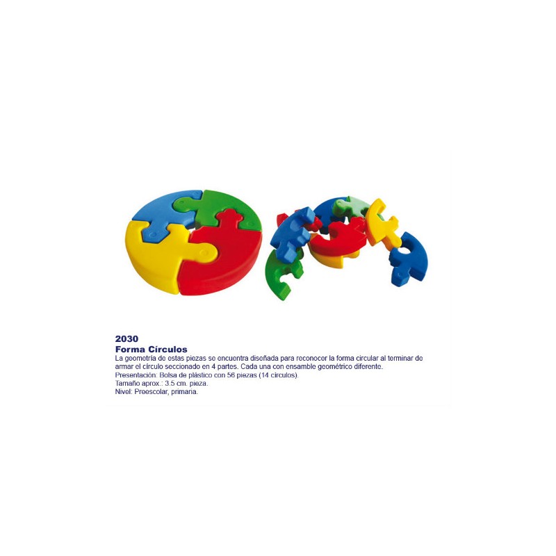 Forma Círculos 2030
Apoyo en motricidad fina