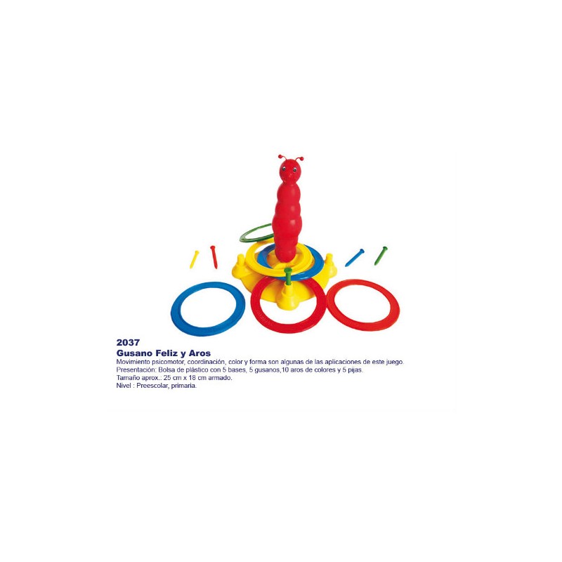 Gusano Feliz y Aros 2037
Apoyo en motricidad fina