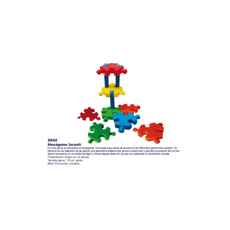 Hexagono Israelí 2042
Apoyo en motricidad fina