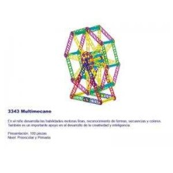 Multimecano 3343
Presentación: 100 pzas