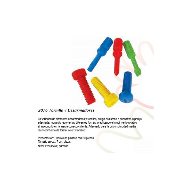 Tornillo y Desarmadores 2076