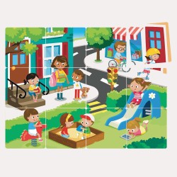 Rompecabezas Mosaico Entornos Parque 7111