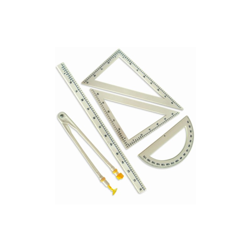 Juego de Geometría 3 piezas 3066