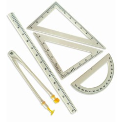 Juegos de Geometría 5 pza 3067
Materiial que apoya al maestro