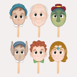 Máscara para Cuentos Pinocho  6076