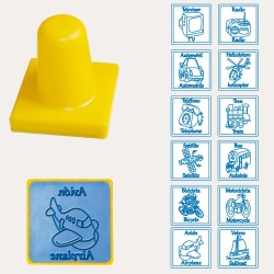 Sellos Bilingües Medios de Transportes 3259