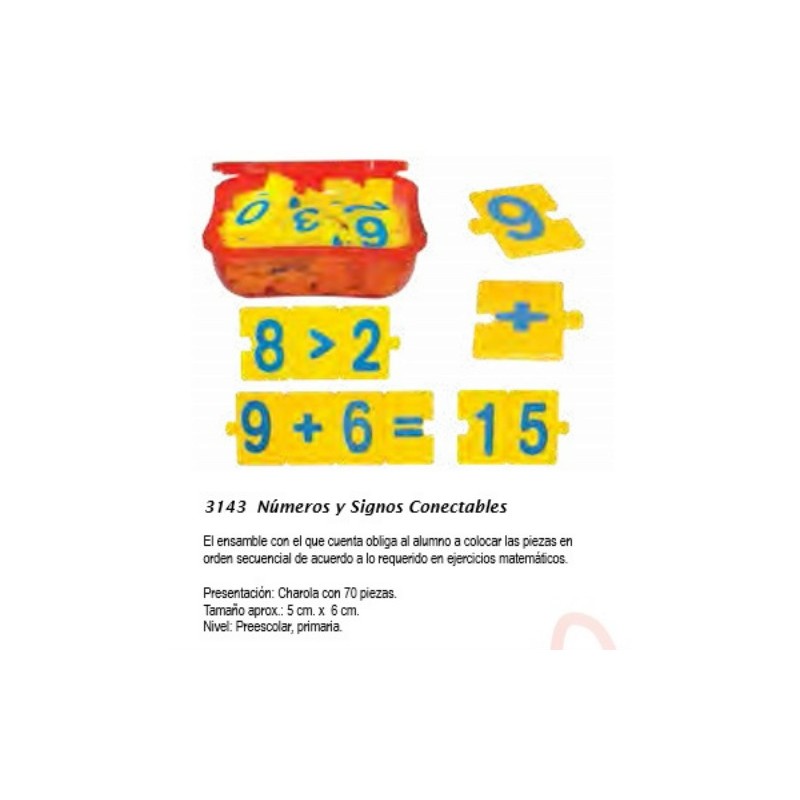 Números y Signos Conectables 3143