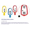 Paleta de suma y resta 2124
c/ 14 paletas 2 caras