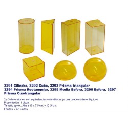 Prisma Triangular 3293
Cuerpos Geométricos Rellenables 3293