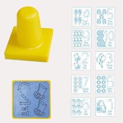 Sellos Bilingües del 1 al 10 3328