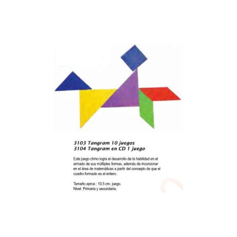 Tangram en CD 1 juego 3104