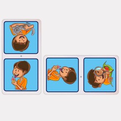 Dominó Ilustrado 5 Sentidos 3397