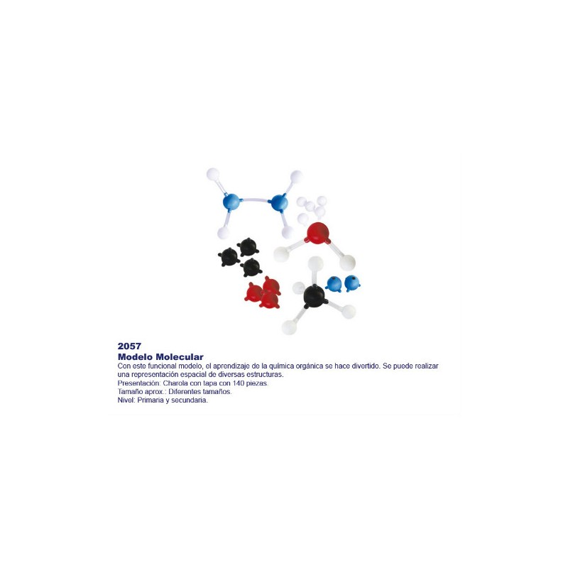 Modelo Molecular 2057
Material que apoya las ciencias