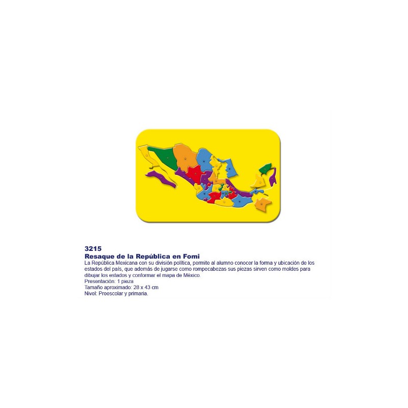 Resaque de la República en Fomi 3215
Material que apoya las ciencias